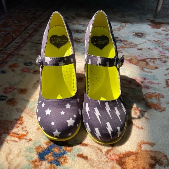 Hot Chocolate Design Star and Lightning Heels - Picture 1 of 6